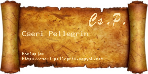 Cseri Pellegrin névjegykártya